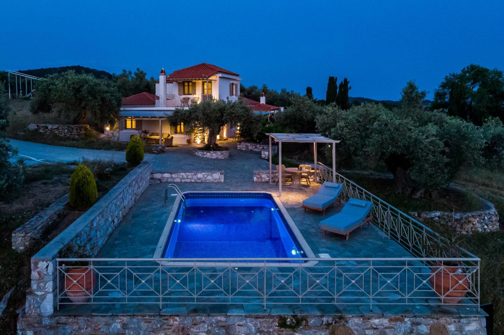 Villa Nektaria Alikias Экстерьер фото